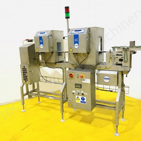 Loma IQ2 Twin Head Metal Detector & Checkweigher with Reject System